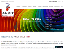Tablet Screenshot of ankitind.com